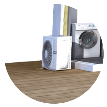 Groupe extérieur PAC AIR EAU